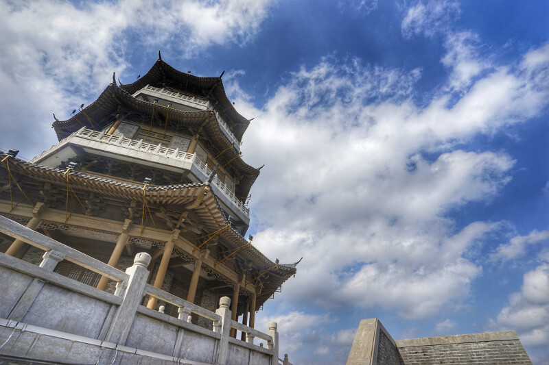 尤其是楚州区以淮安古城为依托,并没有太多的高楼大厦,整个城区看上去