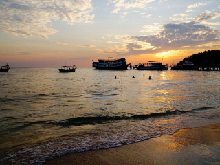 西哈努克港码头区
