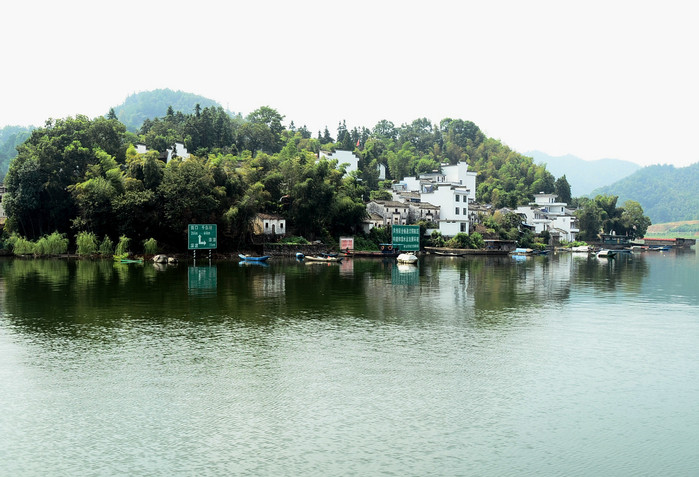 新安江山水畫廊是黃山到千島湖旅遊線上最靚麗的風景線.