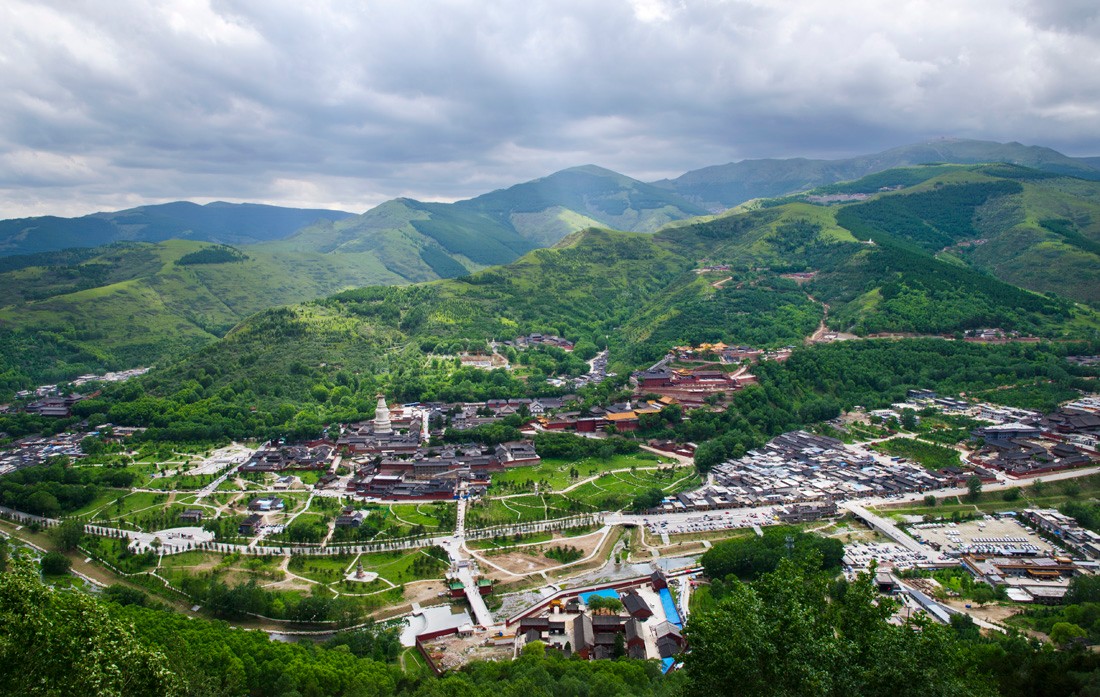 台怀镇寺庙群全景