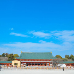 平安神宫的#旅图换旅费# #最魅春节# #一起来看雪#