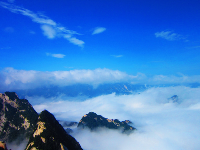 【夜爬华山】云巅之上,愿化作青云翱翔于天