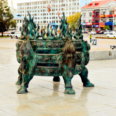 成吉思汗广场的#旅图换旅费#