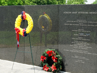 朝鲜战争纪念墙