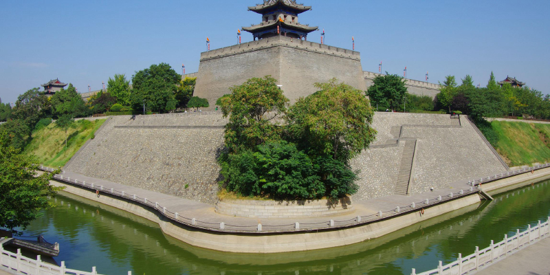 西安城墙月城,西安城墙瓮城,城墙_大山谷图库