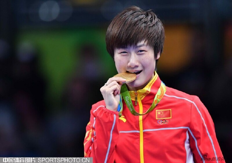 里约奥运第五天丁宁傲揽大满贯惊首镶金向艳梅