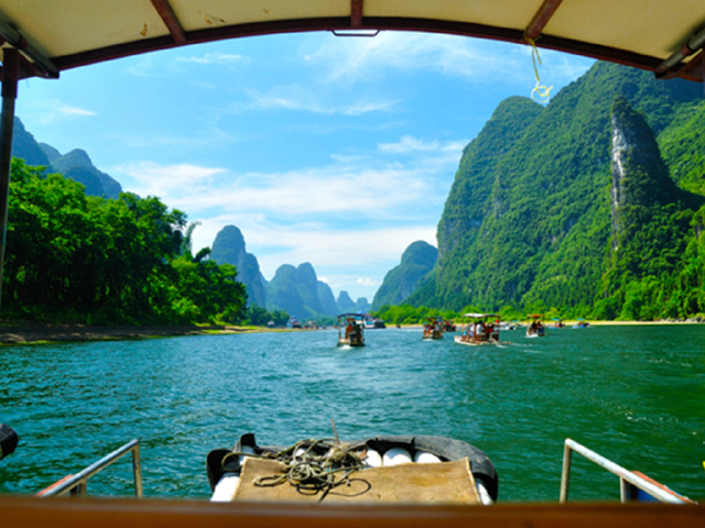  桂林-古东-漓江-阳朔-龙脊-银子岩6日游>轻松纯玩0购物,赏bbc漓江