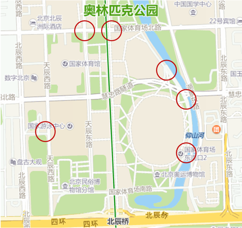 北京鸟巢场地平面图图片