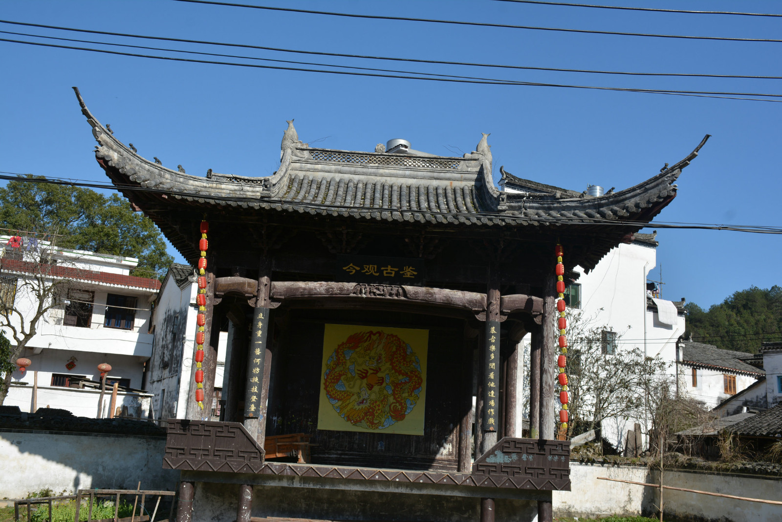 宏村古戏台图片