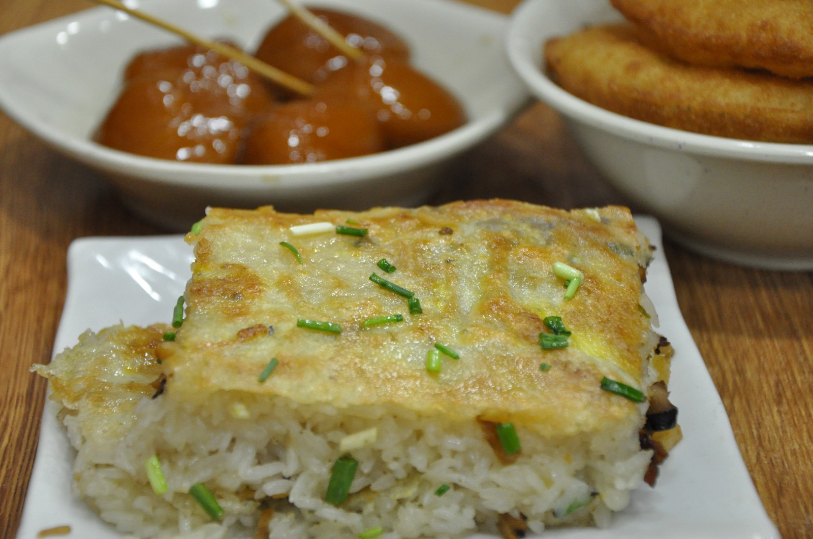 *下面的叫豆皮,当地人很喜欢吃,是我们邻桌的当地人推荐的,有点像咸的