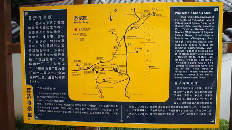 普济寺游览图,比较详尽具体