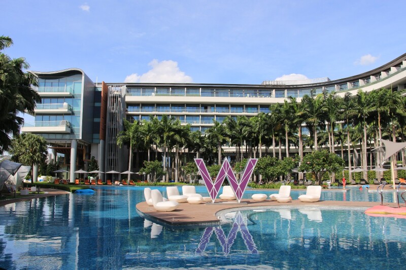 【新加坡圣淘沙湾w酒店】wow!很棒的旅宿盛宴!