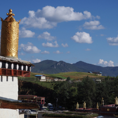 噶丹松赞林寺的#旅图换旅费# #旅拍#