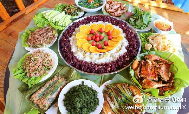 傣族的手抓饭