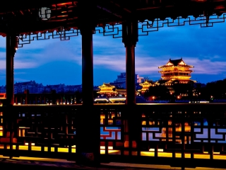 泰州凤城河画舫