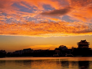 泰州凤城河画舫