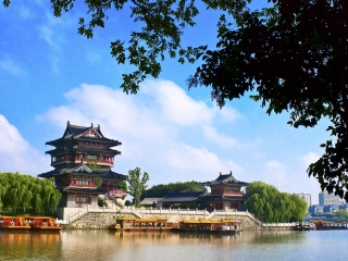 泰州凤城河画舫