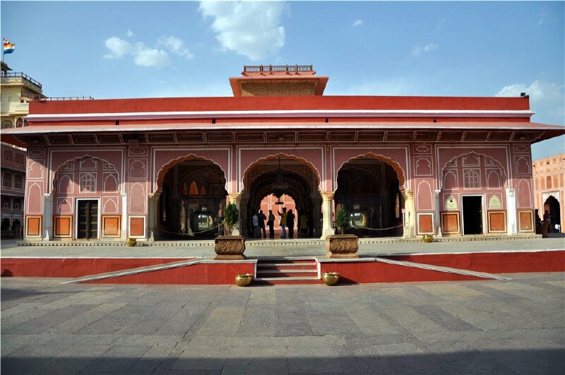 门票500卢比,城市宫殿博物馆里面很多地方