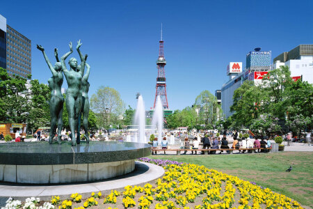 <札幌+小樽+登别+洞爷湖北海道休闲5日或6日游>大连起止，往返国际航班、一晚特色温泉酒店、特色晚餐
