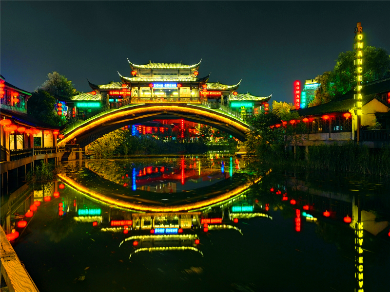 原来宋城的夜景这么美惊艳