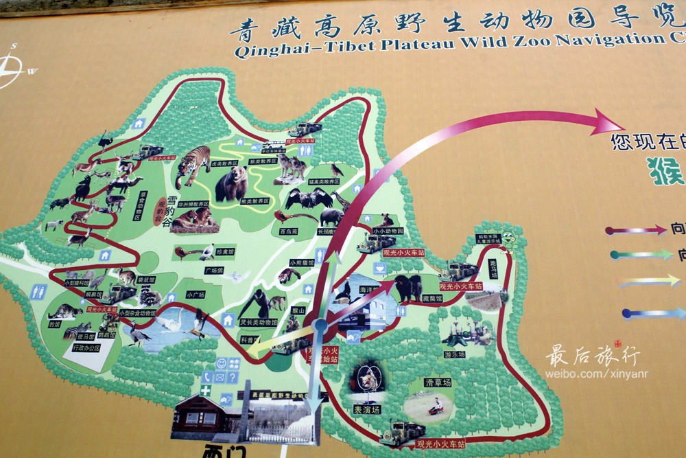 西宁野生动物园地图图片