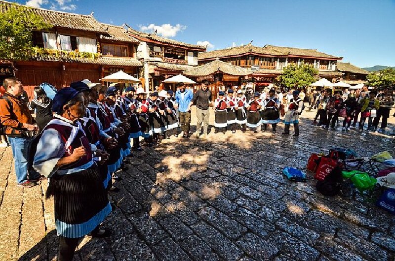 丽江古城人文情怀与自然景观完美融合的人间天堂