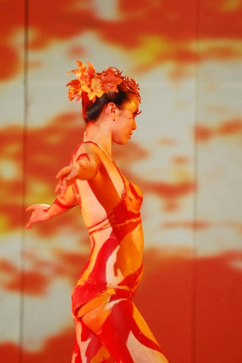 原创人体彩绘表演欣赏3组图