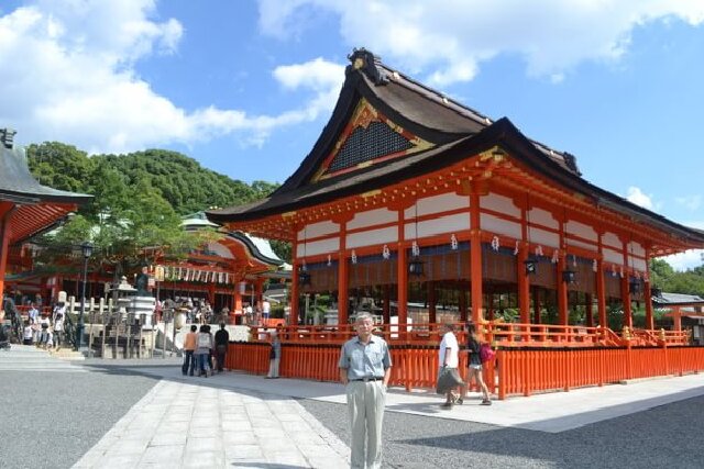 日本,京都的伏见稻荷大社.