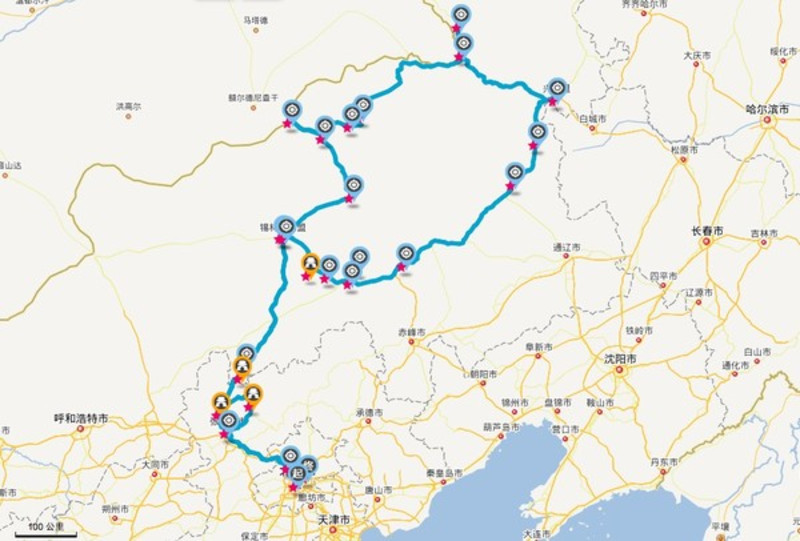 内蒙古304省道地图图片