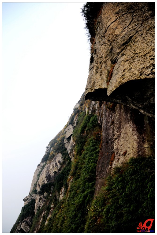 陡峭的祝融峰