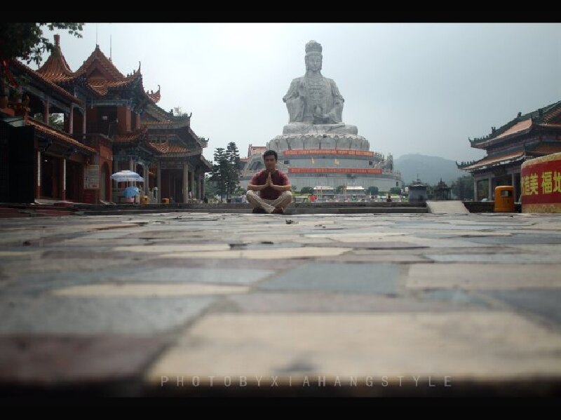 一花一世界,一叶一菩提:祈福观音山