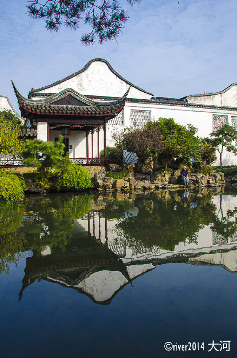 秋高气爽日,苏州游园时._拙政园游记_途牛