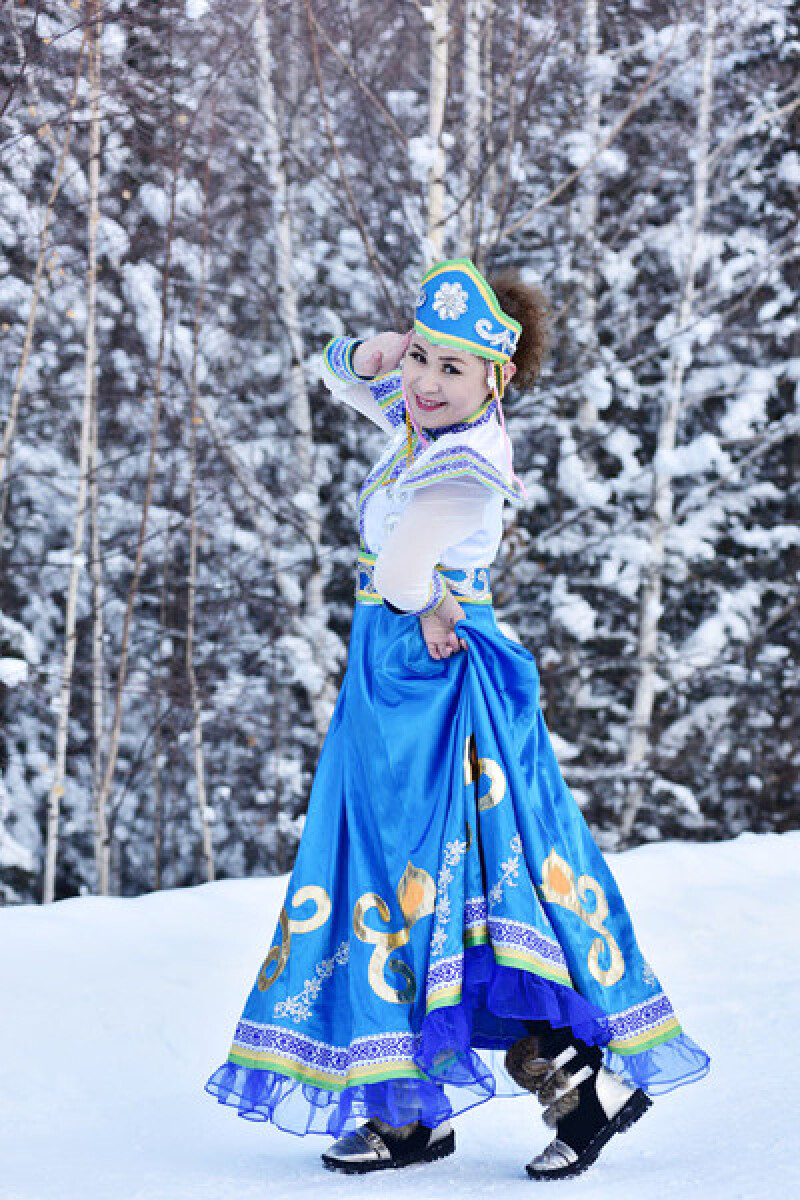 原创雪地舞翩跹组图