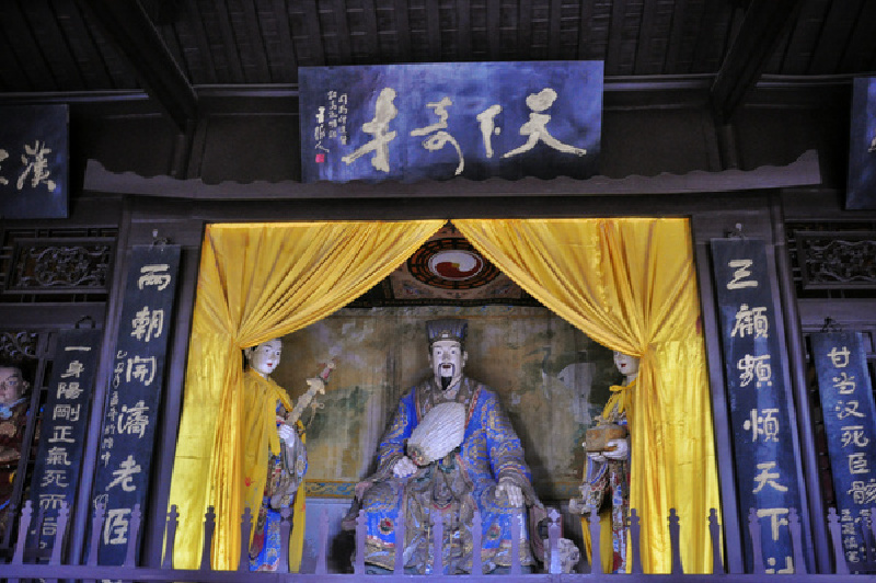 三顾堂,彰显了人们对刘备礼贤下士精神的