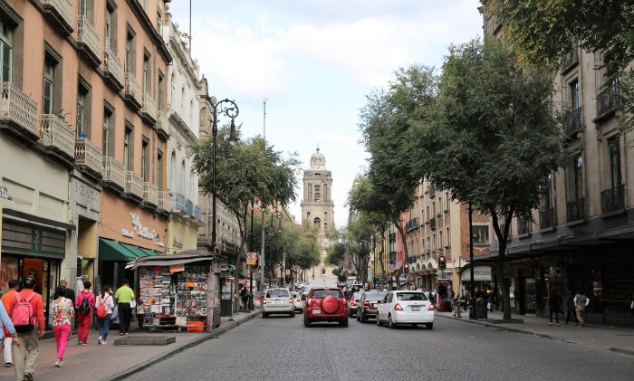 美,墨,古记游(十八)墨西哥城:宪法广场,总统府