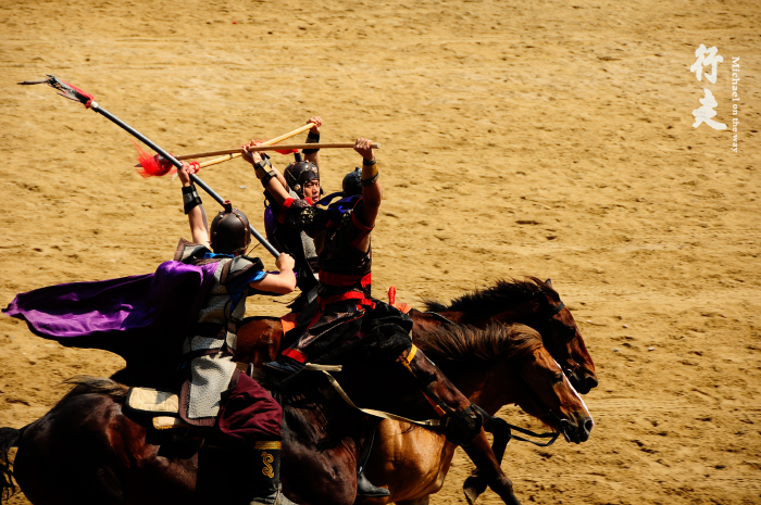 互相对抗,切磋武艺,这就是古代人对战的