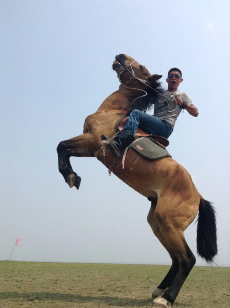 蒙古帅哥骑马图片图片