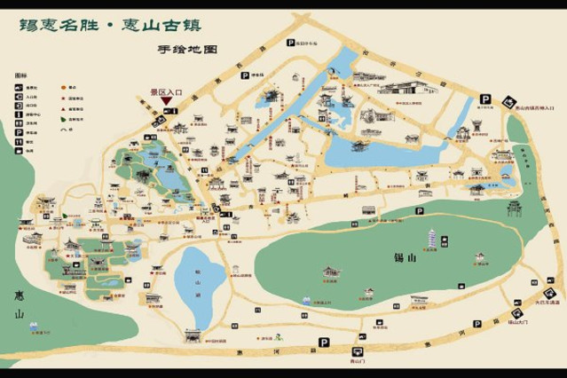 无锡锡惠公园游览图图片