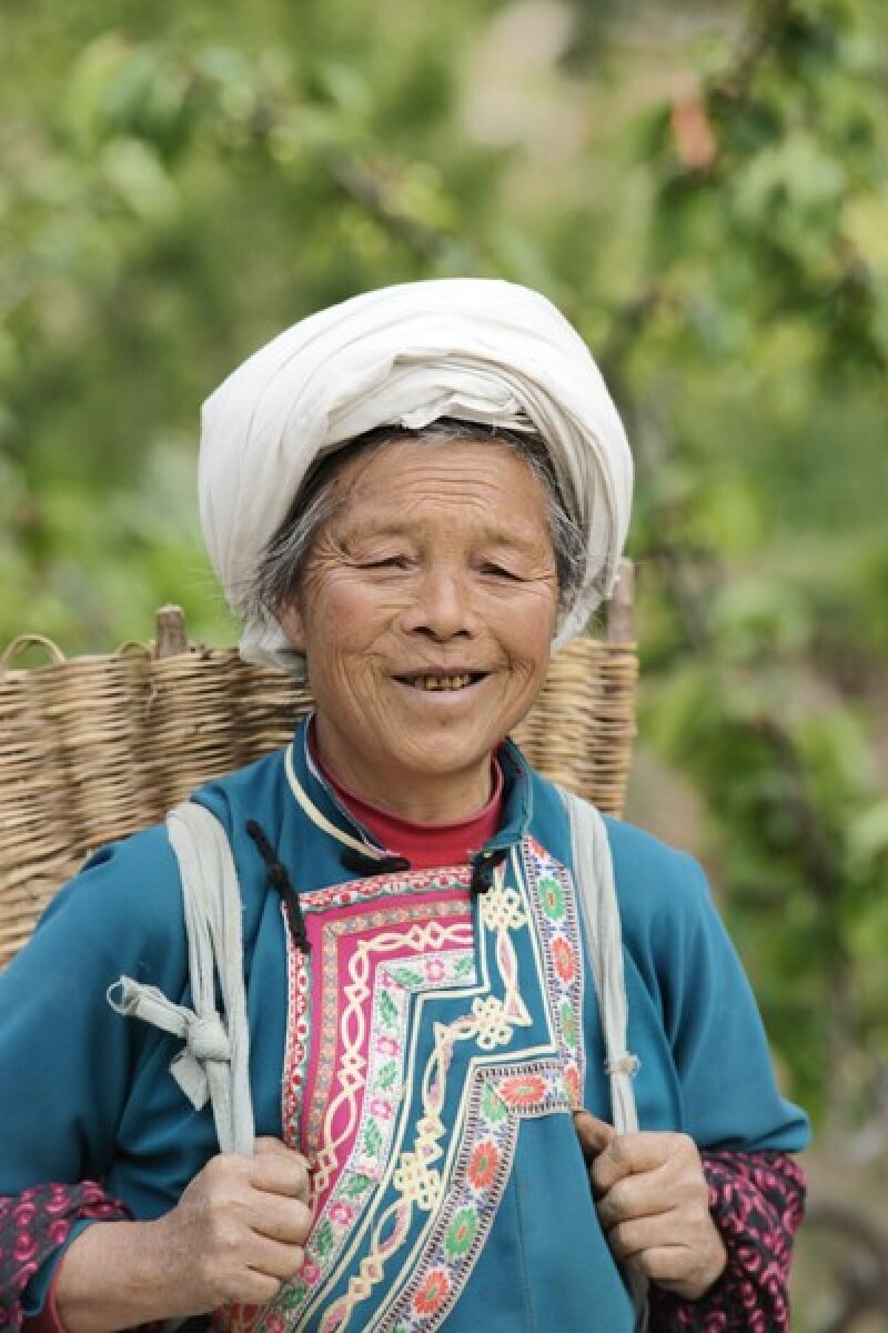 原创实拍萝卜寨里的羌族同胞组图