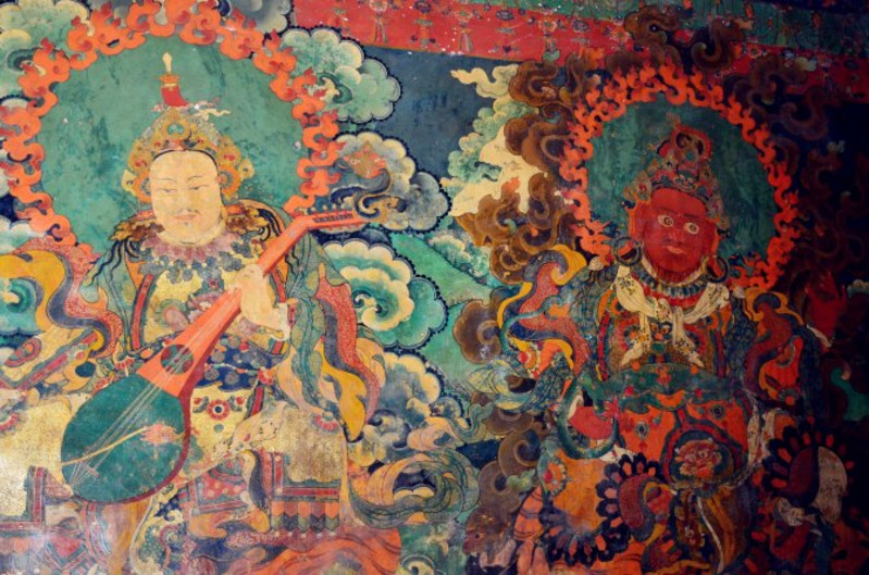 色拉寺壁画图片