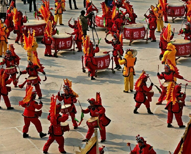 发现安阳非遗吕村战鼓