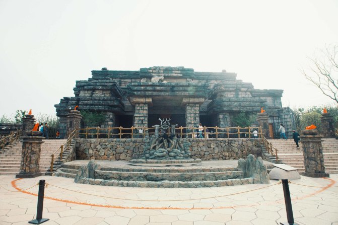 远古图腾,祭火路秀,上古遗迹,打造沉浸式魔幻剧场,带你走进水火大战的