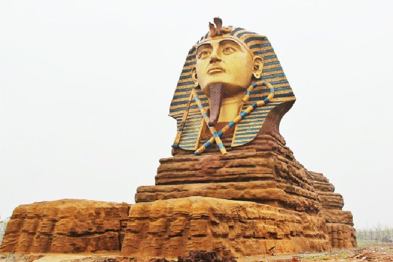 探秘滁州长城影视基地_狮身人面像游记_途牛