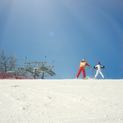 长白山万达度假区滑雪