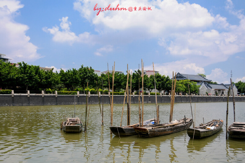 黄埔古港因仿古船"哥德堡号"来访而