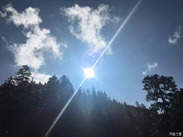 此时已经是10点半左右,太阳已经升起来了,夺目