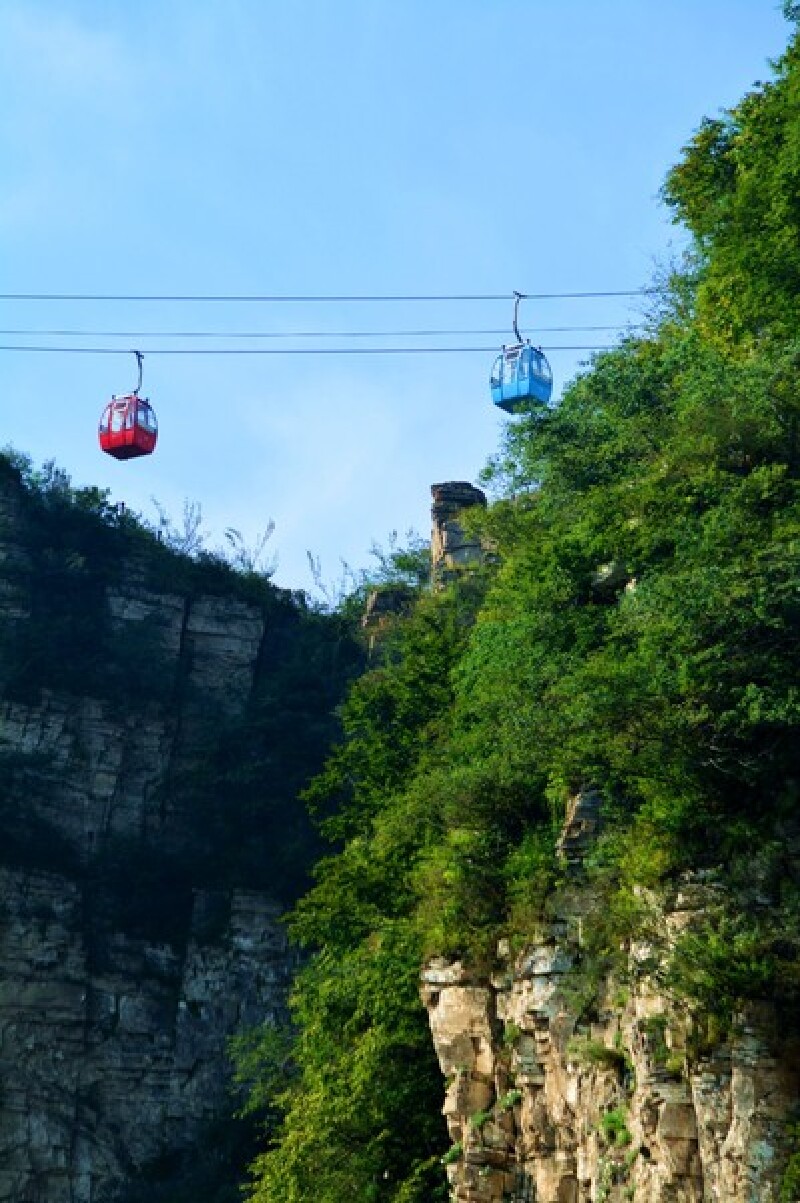 爬南太行山,王莽岭,昆山挂壁.