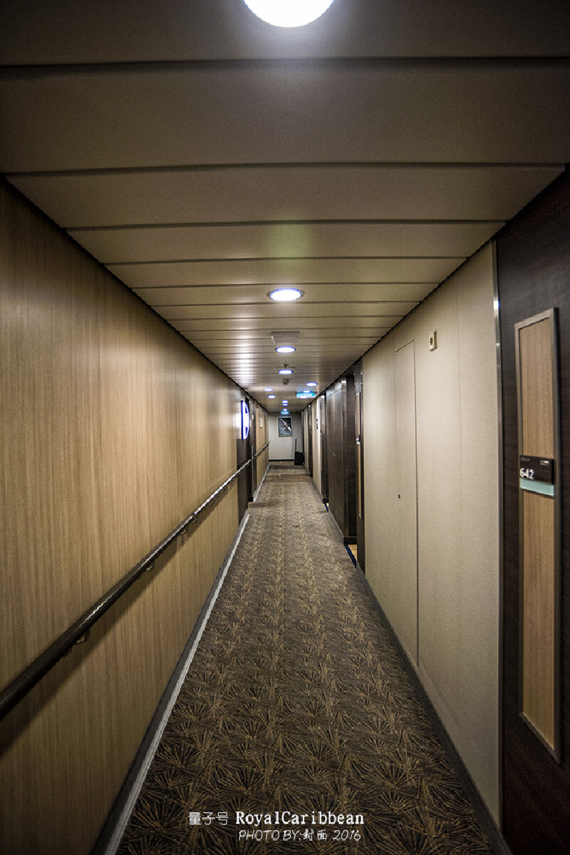 在游轮上看到这么漂亮的景观电梯让我很惊呀.