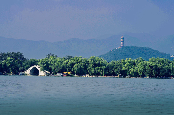 北京玉泉山风景区图片