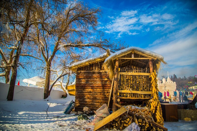 #过大年#去北方,赶一场满族发源地镜泊湖冬捕的喜悦【首发】_镜泊湖风